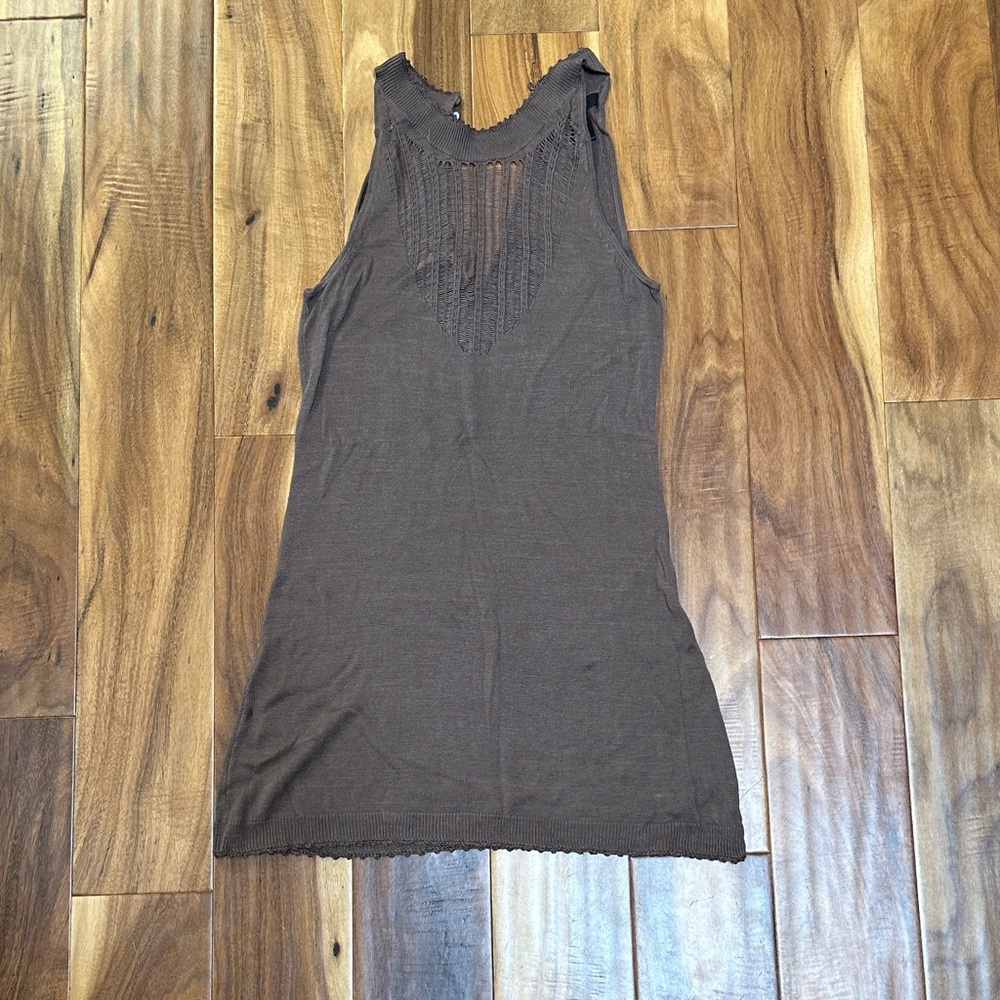 Sleeveless Knit Mini Dress